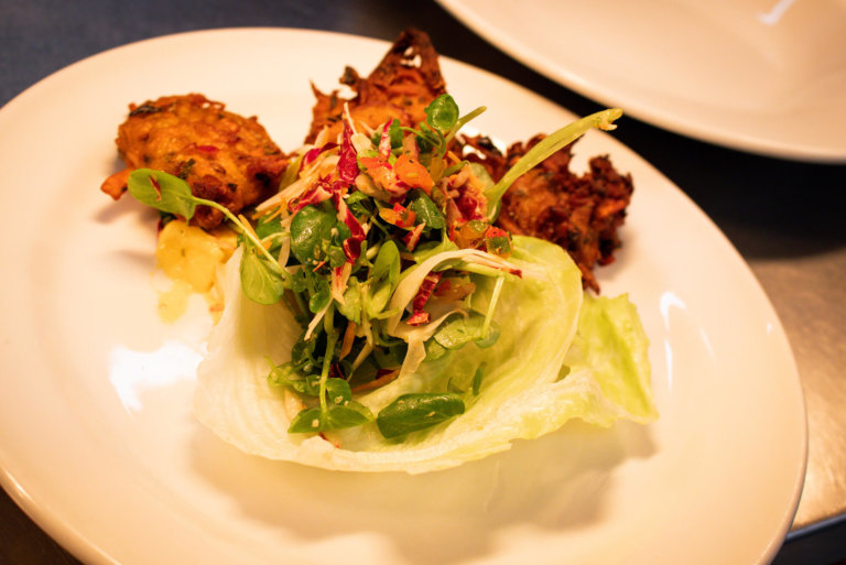 Onion Bhaji on the pass